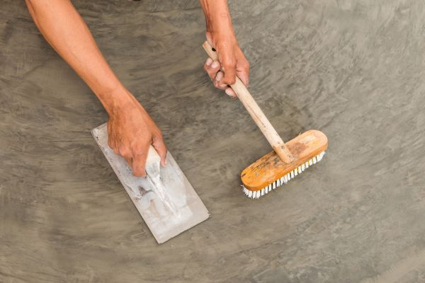 Driveway Concrete Staining in Springfield