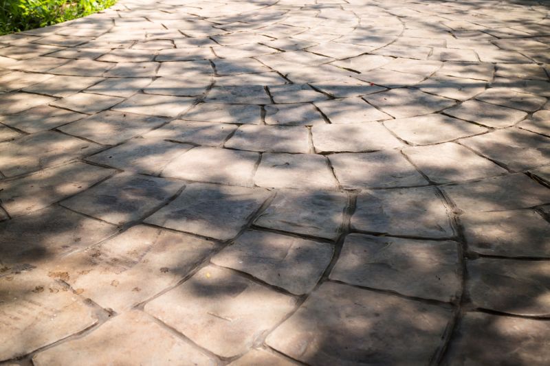 Patio with Stamped Design
