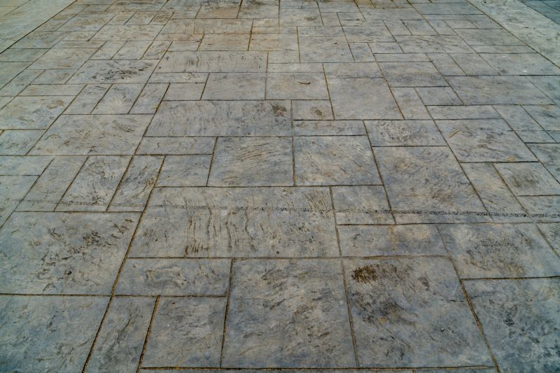 Stamped Concrete Staining